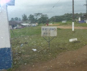 Do Not Urinate Here...